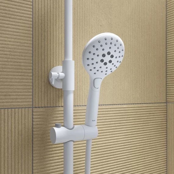 Душевая стойка Iddis Ray RAYWT3Fi06, белый матовый - фото, картинка 5 Душевая стойка Iddis Ray RAYWT3Fi06, белый матовый - фото 5