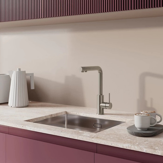 Смеситель для кухни Iddis Rule RULSTLFi05, сталь - фото 2