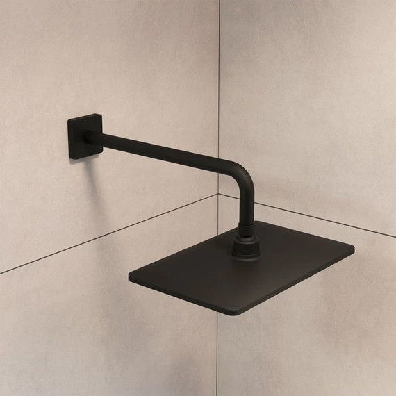 Кронштейн стеновой для верхнего душа Iddis Slide 329 мм SLI39BSi61, черный матовый - фото 3