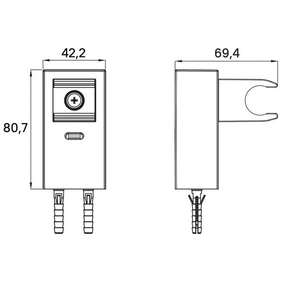Держатель душевой лейки Iddis Slide SLIBL00i53, черный матовый - фото 3