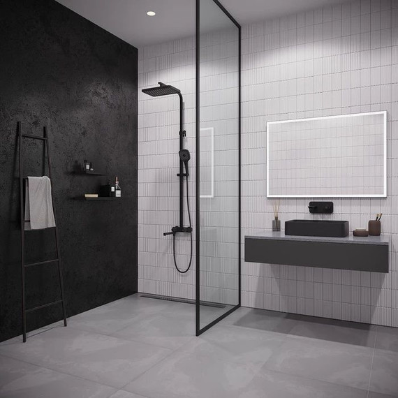 Душевая стойка Iddis Slide SLIBLBTi06, черный матовый - фото 2