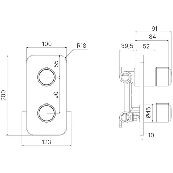Смеситель для ванны Iddis Slide SLIBLBTi67, черный матовый - фото 4
