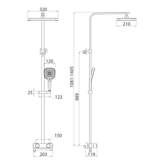 Душевая стойка Iddis Slide SLISBBTi06 - фото 8