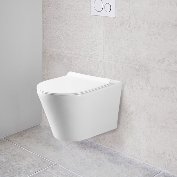 Унитаз подвесной безободковый Vincea Vito VT1-23 с крышкой микролифт - фото 5