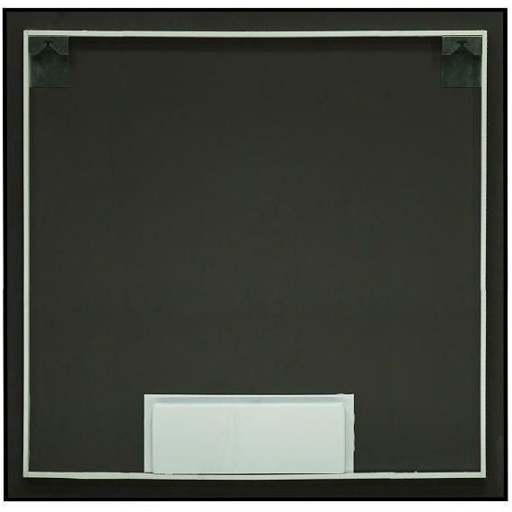 Зеркало Art&Max Sorrento 100 см AM-Sor-1000-1000-DS-F, чёрный - фото 3