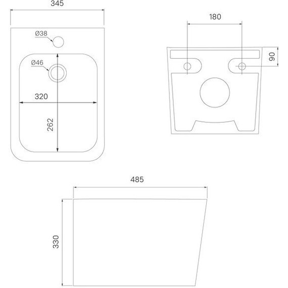 Биде подвесное Iddis Bild BILRW02i82 - фото 5