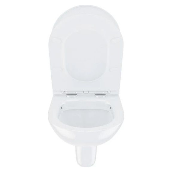 Унитаз подвесной безободковый Iddis Zodiac ZDCRDSEi25 с крышкой микролифт - фото 4