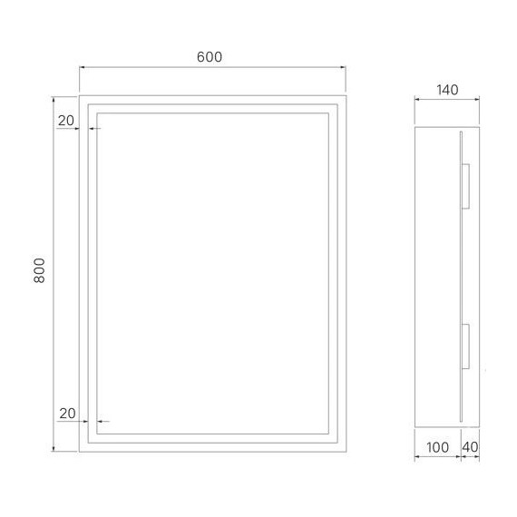 Зеркало-шкаф Iddis Zodiac 60 см ZOD6000i99 - фото 6