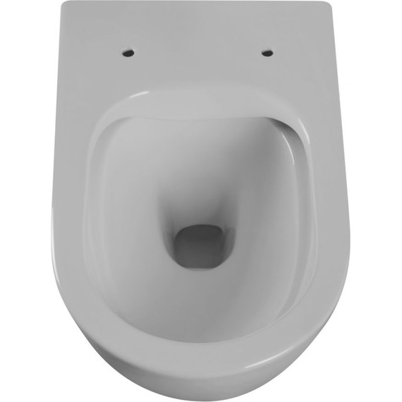 Унитаз подвесной безободковый Abber Bequem AC1103MG с крышкой микролифт, серый матовый, Цвет производителя: серый - фото, картинка 5 Унитаз подвесной безободковый Abber Bequem AC1103MG с крышкой микролифт, серый матовый, Цвет производителя: серый - фото 5