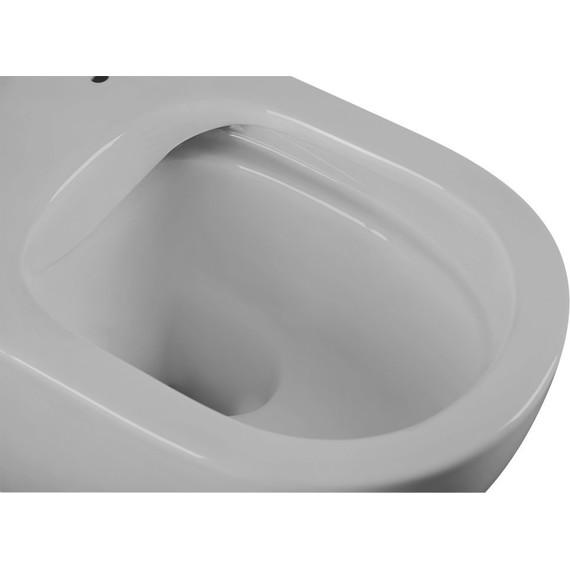 Унитаз подвесной безободковый Abber Bequem AC1103MG с крышкой микролифт, серый матовый, Цвет производителя: серый - фото, картинка 7 Унитаз подвесной безободковый Abber Bequem AC1103MG с крышкой микролифт, серый матовый, Цвет производителя: серый - фото 7