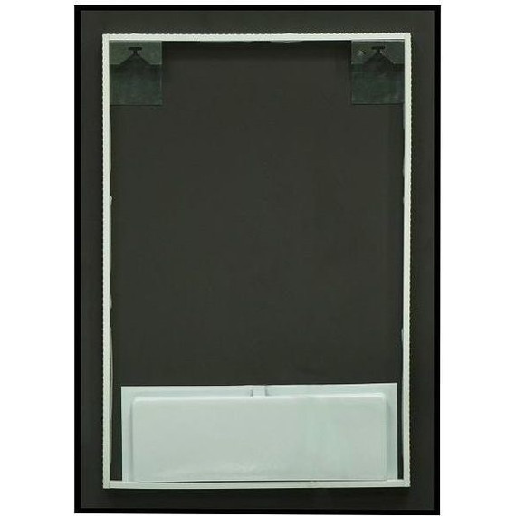 Зеркало Art&Max Sorrento 50 см AM-Sor-500-700-DS-F, чёрный - фото 3