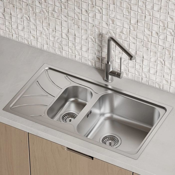 Кухонная мойка Iddis Arro ARR78S1i77, сатин - фото 2