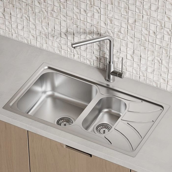 Кухонная мойка Iddis Arro ARR78S1i77, сатин - фото 3