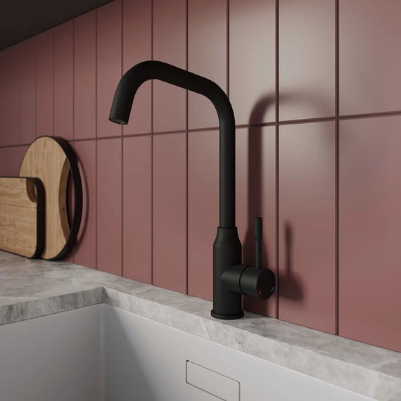 Смеситель для кухни Milardo Meal M01BLL0M05, черный матовый - фото 2