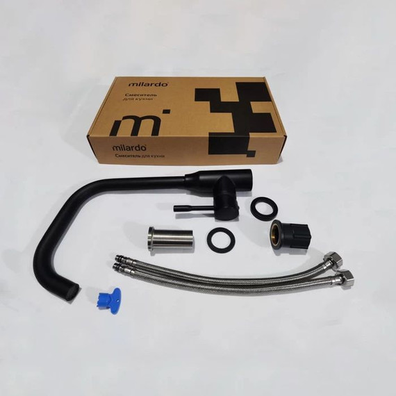 Смеситель для кухни Milardo Meal M01BLL0M05, черный матовый - фото 4