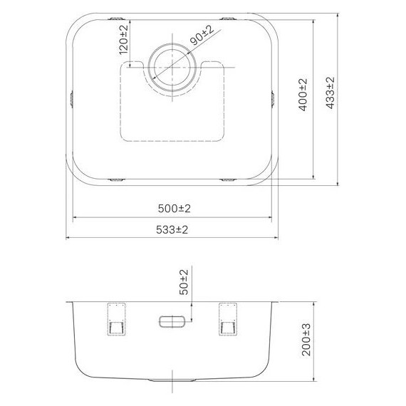 Кухонная мойка Iddis Mate MAT53S0i77, сатин - фото 11