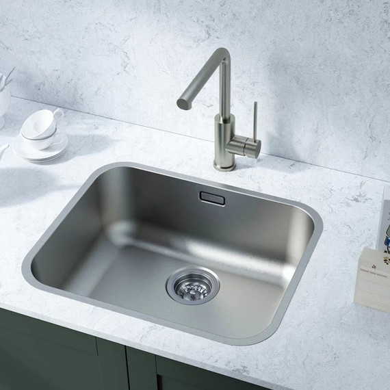 Кухонная мойка Iddis Mate MAT53S0i77, сатин - фото 3