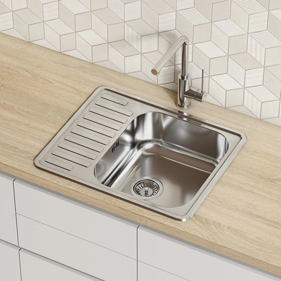 Кухонная мойка Iddis Strit STR58PDi77, сталь - фото 3