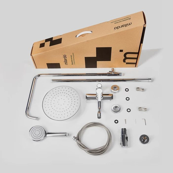 Душевая стойка Milardo Stripe STRSB1FM06 - фото 6