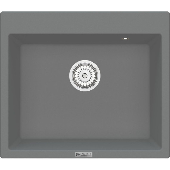Кухонная мойка Point Бинга 60 PN3003AL, серый, Цвет производителя: серый - фото 