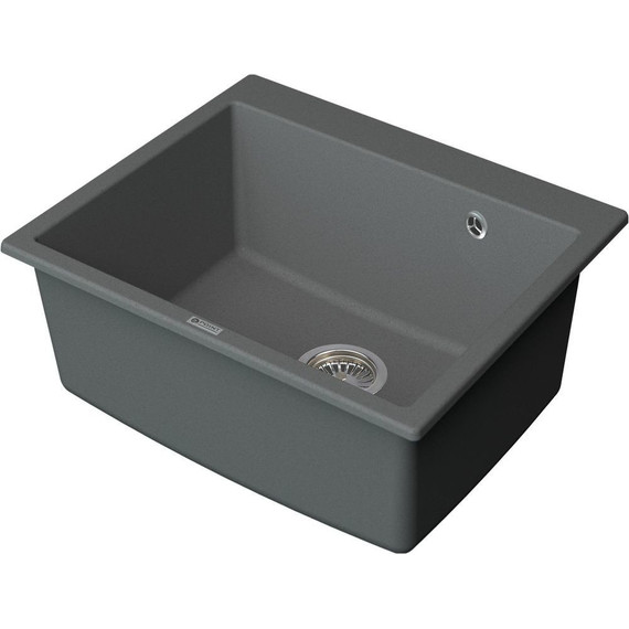 Кухонная мойка Point Бинга 60 PN3003AL, серый, Цвет производителя: серый - фото 2