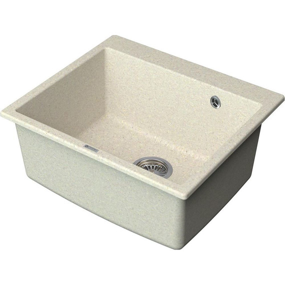 Кухонная мойка Point Бинга 60 PN3003BG, светло-серый, Цвет производителя: светло-бежевый - фото 2