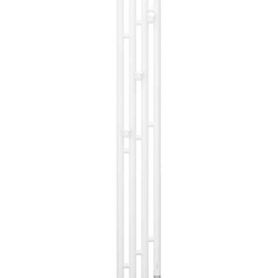 Полотенцесушитель электрический Сунержа Кантата 3.0 П4 1200x159 мм R 30-5847-1216, белый матовый - фото 2