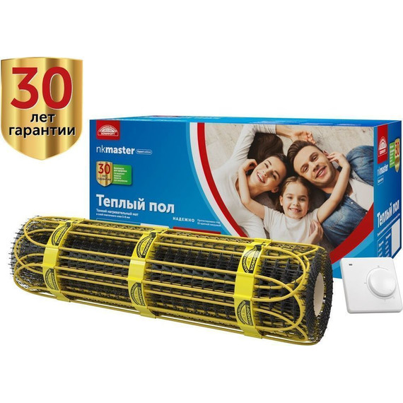 Мат нагревательный Национальный комфорт 2НК 900 Вт/6,0 кв.м Мастер с терморегулятором 2228663 - фото 