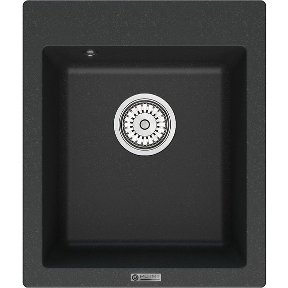 Кухонная мойка Point Динара 42 PN3004B, чёрный, Цвет производителя: чёрный - фото 
