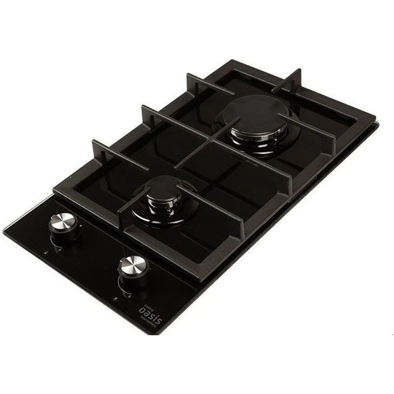 Газовая варочная поверхность Oasis P-GBD Domino (чёрное стекло) - фото 6