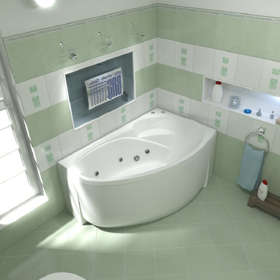 Ванна акриловая 150*90 Bas ФЭНТЕЗИ R - фото, картинка 4 Ванна акриловая 150*90 Bas ФЭНТЕЗИ R - фото 4