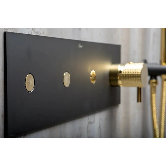 Душевая система для душа Boheme Fusion 130-BG, чёрный/золото, Цвет производителя: чёрный, золото - фото 6