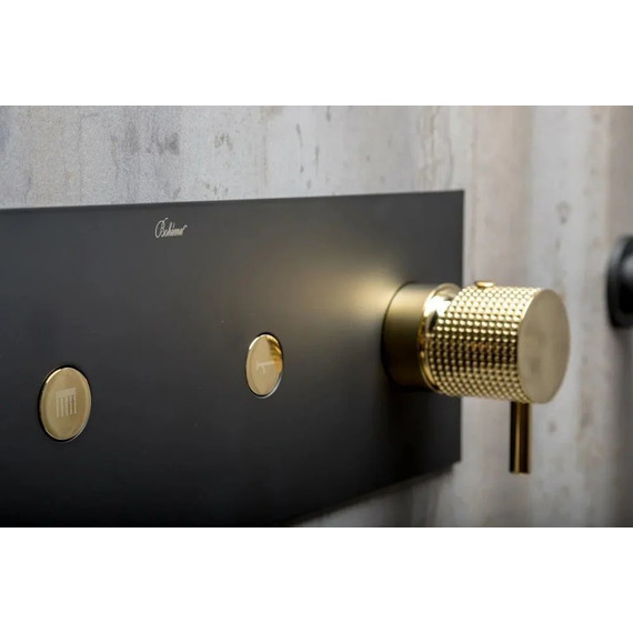 Душевая система для душа Boheme Fusion 130-BG, чёрный/золото, Цвет производителя: чёрный, золото - фото 5