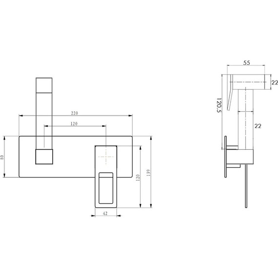 Набор для гигиенического душа Boheme Q 147-BG, чёрный/золото, Цвет производителя: чёрный, золото - фото 2