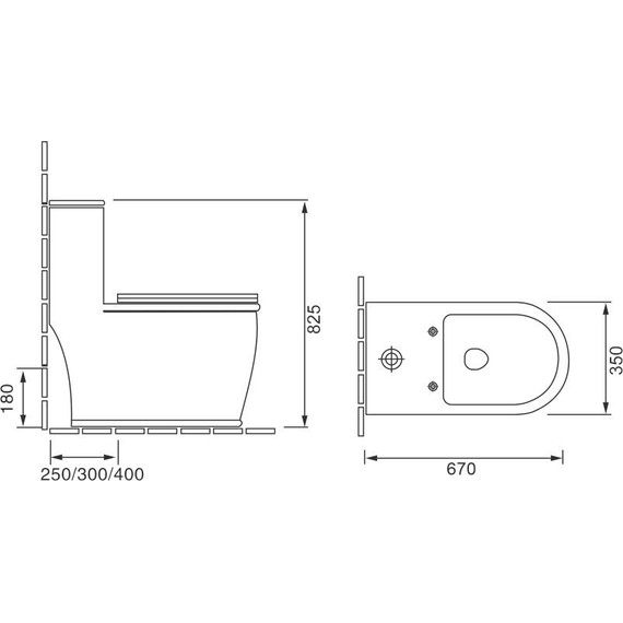 Унитаз-моноблок безободковый Grossman Retro GR-4492BMS с крышкой микролифт, черный матовый, Цвет производителя: чёрный - фото 9