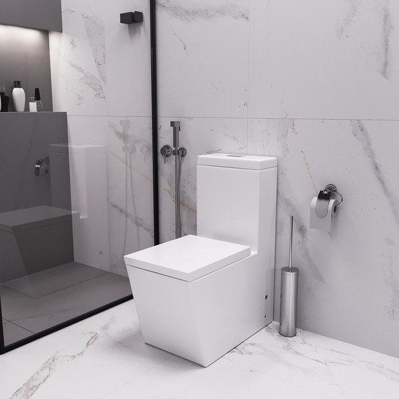 Унитаз-моноблок Grossman Cristal GR-4493 с крышкой микролифт - фото 3