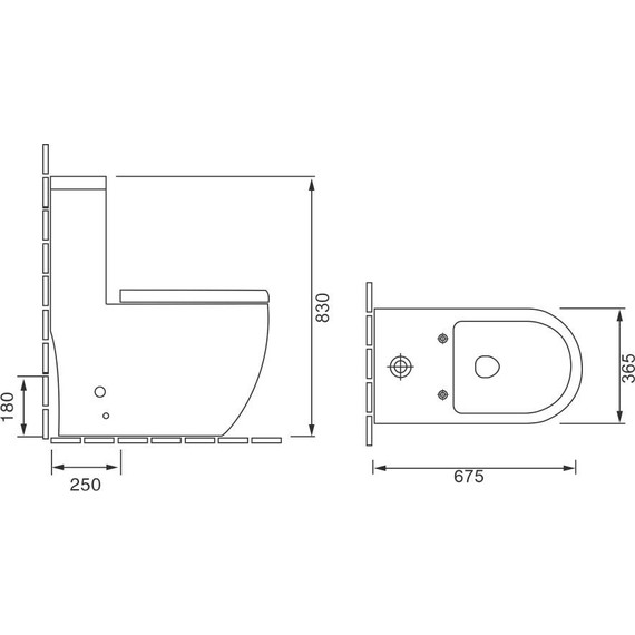 Унитаз-моноблок Grossman Style GR-4496S с крышкой микролифт - фото 11