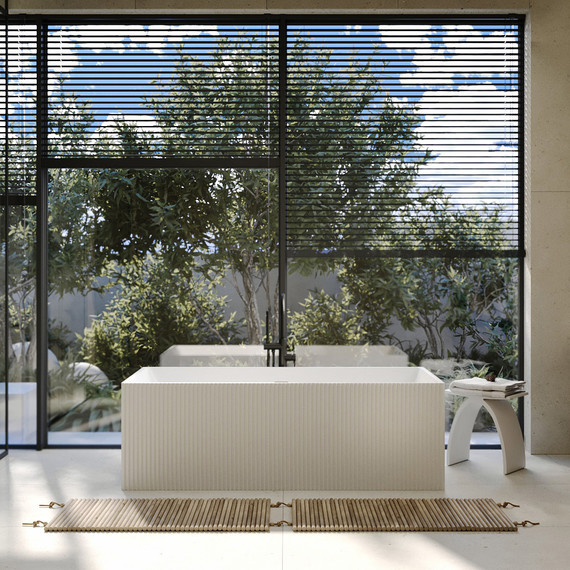 Ванна отдельностоящая Abber Stein 170x75 см AS9602 - фото 