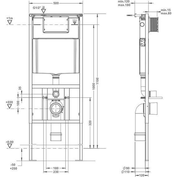 Инсталляция для унитаза Artceram 700.101 - фото 3