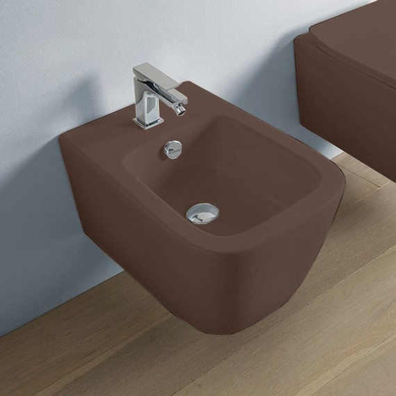 Биде подвесное ArtCeram A16 ASB001 39 00, cocoa - фото 2