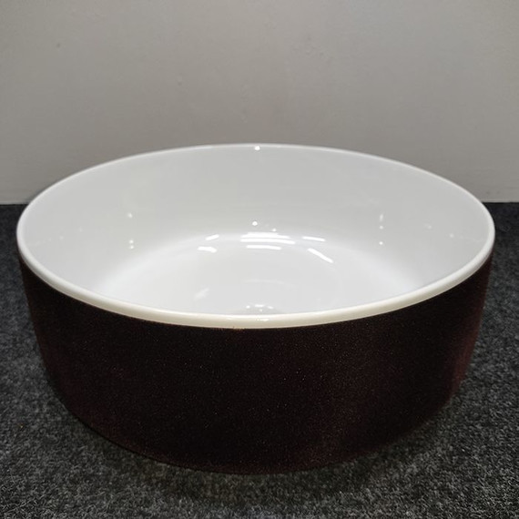 Раковина-чаша ArtCeram Cognac 42 см COL001 01 65 bianco/testa di moro - фото 3