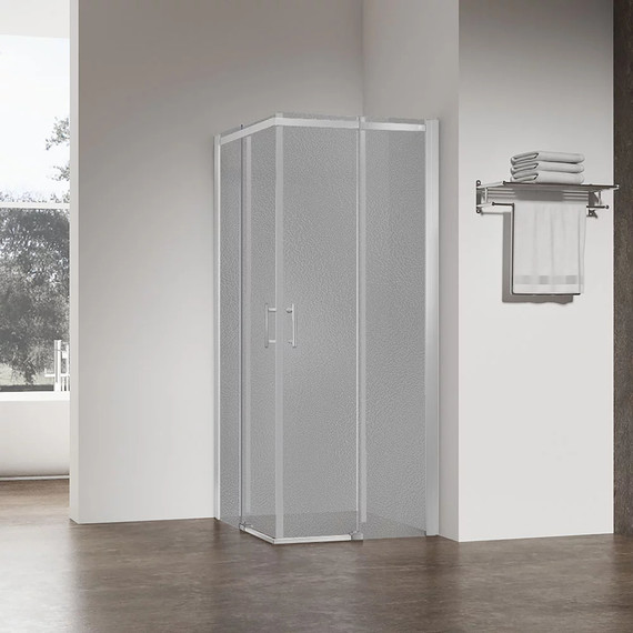 Душевое ограждение Veconi Rovigo Pear 110x80 см RV50CH-11080-02-C8, хром/матовое - фото 