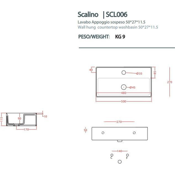 Раковина-чаша ArtCeram Scalino 50 см SCL006 05 00, белый матовый - фото, картинка 4 Раковина-чаша ArtCeram Scalino 50 см SCL006 05 00, белый матовый - фото 4