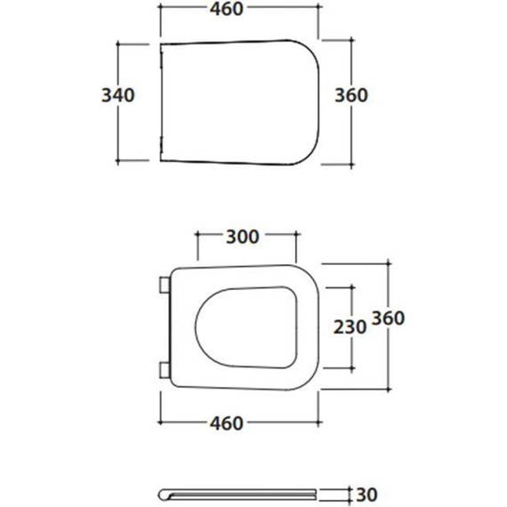 Сиденье с крышкой для унитаза Globo Stone микролифт ST022.SK, smoke - фото 2