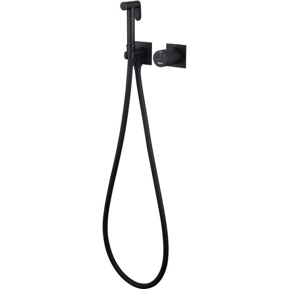 Набор для гигиенического душа Abber Rund AF8725B, черный матовый - фото 2