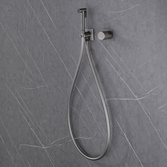 Набор для гигиенического душа Abber Rund AF8725NG, никель - фото 3