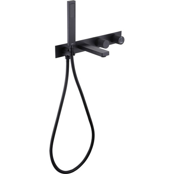 Смеситель для ванны Abber Rund AF8730B, черный матовый, Цвет производителя: чёрный матовый - фото 2