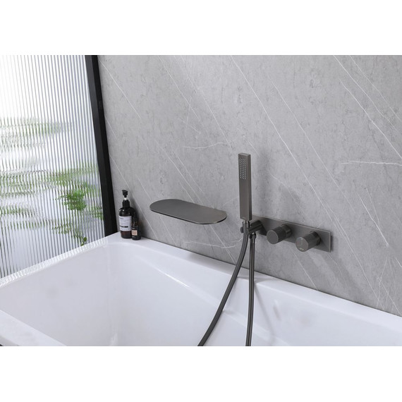 Смеситель для ванны Abber Rund AF8731NG, никель, Цвет производителя: никель - фото 3