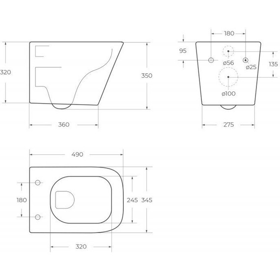 Унитаз подвесной безободковый BelBagno Ardente-Tor BB520CH-TOR (Система смыва торнадо) - фото, картинка 12 Унитаз подвесной безободковый BelBagno Ardente-Tor BB520CH-TOR (Система смыва торнадо) - фото 12