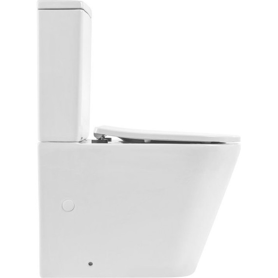 Унитаз-компакт безободковый BelBagno Flay-Tor BB2149CP-TOR (Система смыва торнадо) - фото 7